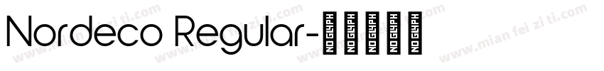 Nordeco Regular字体转换